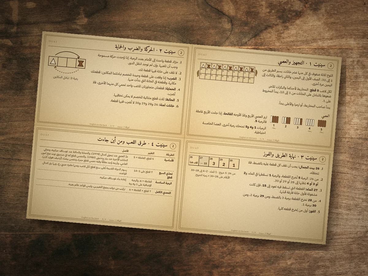 3 ورقات قواعد وتاريخ